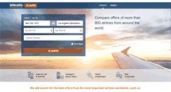 Desktop Screenshot of flights.idealo.com