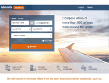 Tablet Screenshot of flights.idealo.com