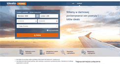 Desktop Screenshot of podroz.idealo.pl